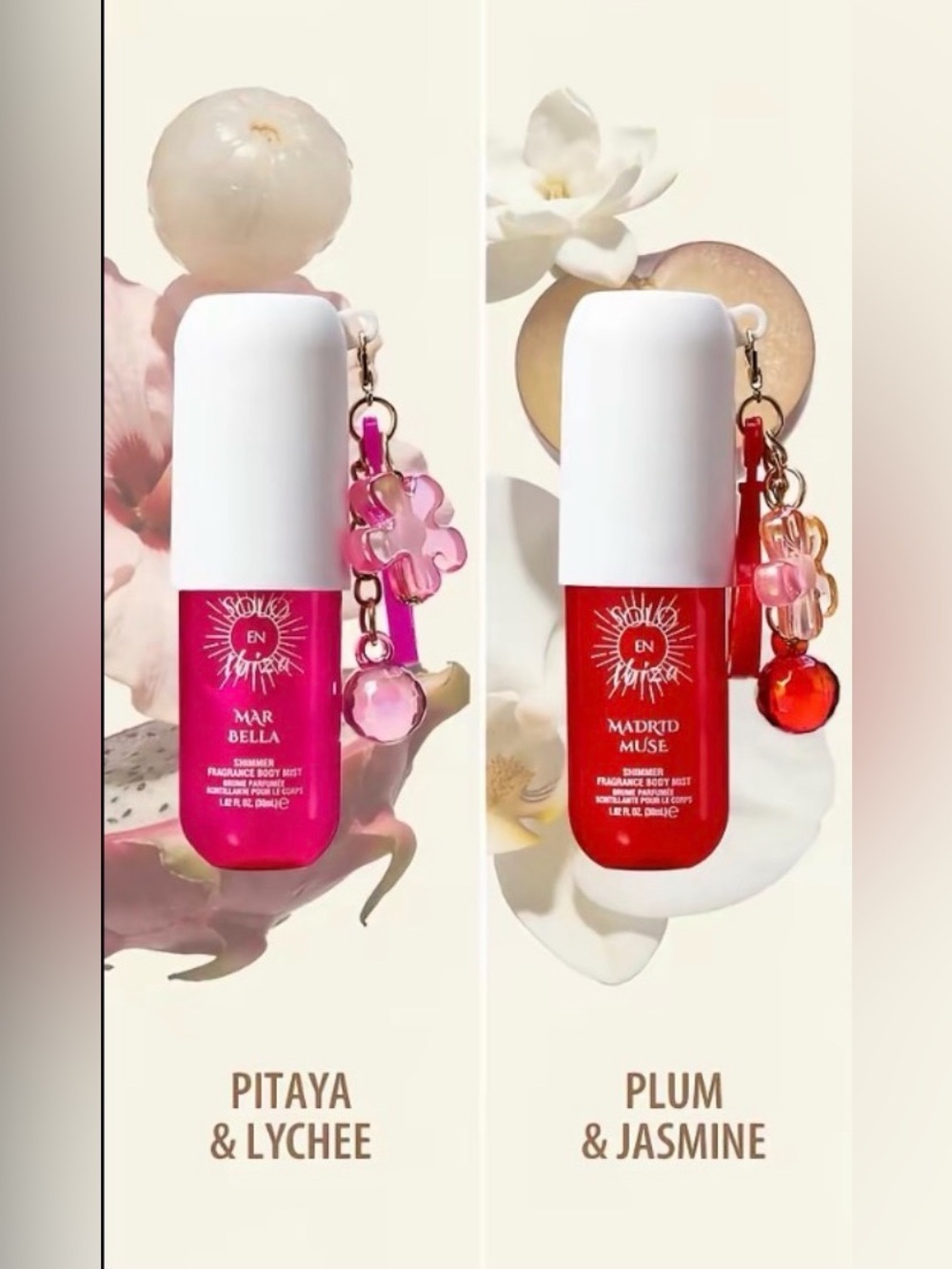 Shimmer Fragrance Body Mist - set 2